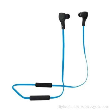 Sport-style Neckband Headset In-ear Bluetooth Stereo Earphone Headsets, BT-H06 (Blue)